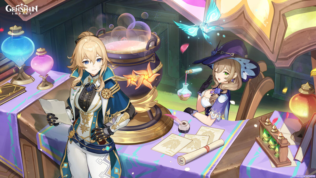 原神绮良良与千织官方壁纸