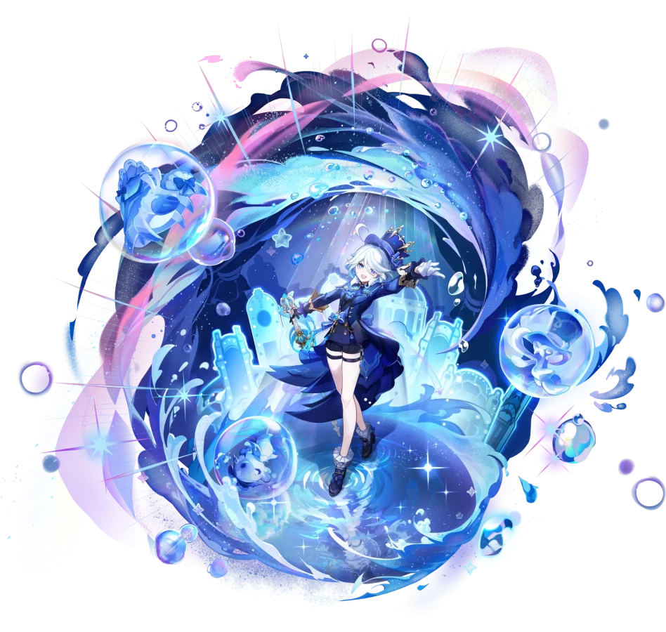 芙宁娜官方立绘